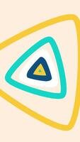 Minimal Hand Drawn Abstract Loop Background video
