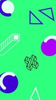 Color Random Seamless Pattern Loop Background video
