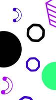 Color Random Seamless Pattern Loop Background video