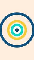 Minimal Hand Drawn Abstract Loop Background video