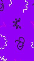 Seamless Pattern Abstract Animated Background video