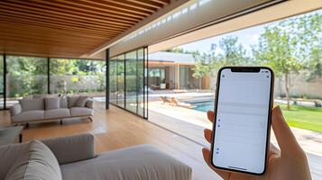 Advanced AI personalization system displaying tailored recommendations on mobile device, user-friendly interface with smart notifications photo