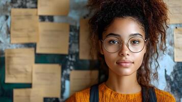 Digital interface for recruitment, futuristic hiring with networked profiles, diverse workforce selection, seamless connectivity photo