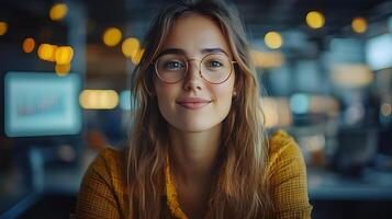 High-tech hiring interface with diverse candidate profiles, interconnected recruiting for future workforce, seamless networking visuals photo