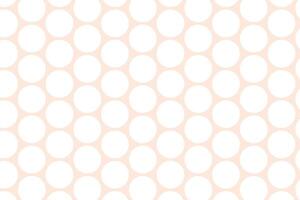 simple abstract white color polka dot pattern on cream color background that can be used as a background or texture vector
