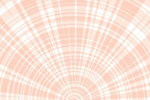 simple abstract light soft peach color thin to thick smooth texture plaid check tartan gingham sunburst line pattern that can be used as a background or texture vector