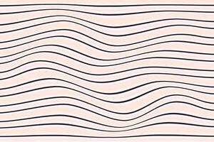 simple abstract soft light peach black color thin to thick horizontal wavy line pattern that can be used as a background or texture vector