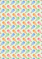 Ice Cream Seamless Background Summer Pattern vector