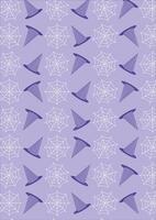 Witch Hat And Spider Web Pattern Background vector