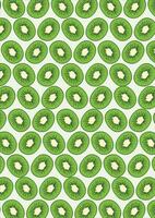 Seamless Kiwi Fruit Background Pattern vector