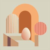 3D Render Decorative Textured Patterns vector