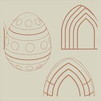 Minimalist 3D Render Decorative Symmetrical Patterns vector