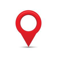 Location Pin icon for composing maps vector