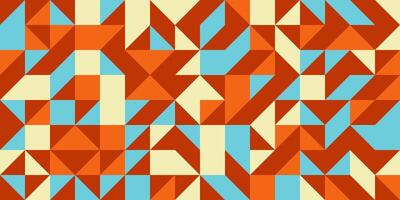 random abstract geometric pattern background illustration with Bauhaus design styles vector