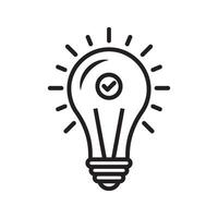 idea line icon.Icon for your website, mobile, presentation, and logo design. vector