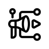 viral content line icon. Clean and minimalist icon for websites, mobile apps, presentations, and logos. Fully scalable and customizable for any project. vector