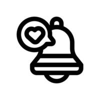 notification line icon. Clean and minimalist icon for websites, mobile apps, presentations, and logos. Fully scalable and customizable for any project. vector
