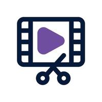 editing dual tone icon. Sleek and modern icon for websites, mobile apps, marketing materials, and corporate design. Fully scalable and ready to use. vector