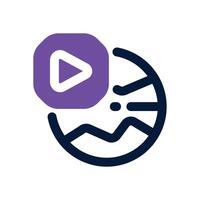 global marketing dual tone icon. Sleek and modern icon for websites, mobile apps, marketing materials, and corporate design. Fully scalable and ready to use. vector