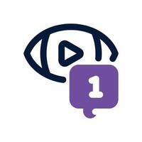 viewer dual tone icon. Sleek and modern icon for websites, mobile apps, marketing materials, and corporate design. Fully scalable and ready to use. vector