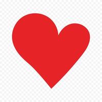 Red heart design vector