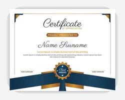 Creative, modern, stylish, explosive, premium , creative background elegant award certificate, elegant certificate of appreciation template vector