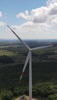 Wind Turbine Aerial View video