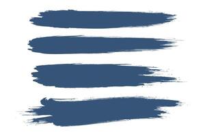 Set of grunge brush strokes grungy texture banner design. vector