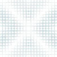 A white and blue abstract pattern with a grid vector