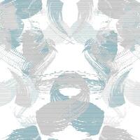 A blue and white abstract pattern with wavy lines vector