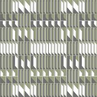 A green and white geometric pattern vector