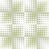 A green and white pattern with squares vector