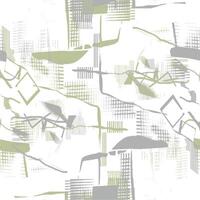 A green and white abstract pattern with a square shape vector