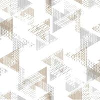A white and beige geometric pattern with triangles vector