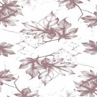 A pattern with leaves and vines on it vector