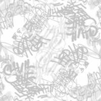 Graffiti seamless pattern vector