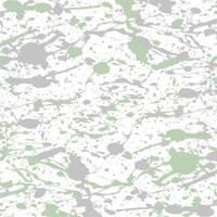 A green and white paint splatter pattern vector