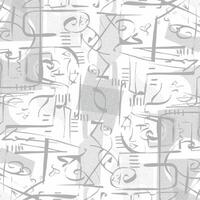 A seamless pattern with many different shapes and lines vector