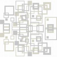 A cross stitch pattern with squares and rectangles vector