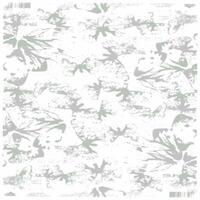 A white and gray pattern with leaves vector