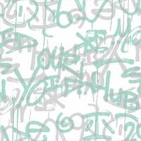 A background with graffiti and words vector