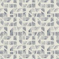 A gray and white pattern with squares and triangles vector