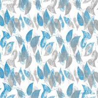 A blue and gray leaf pattern on a white background vector
