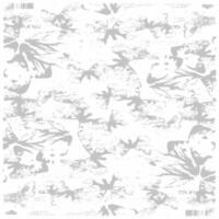 A white and gray pattern with flowers vector