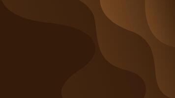 Abstract chocolate fluid wave background, design vector