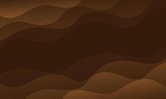 Abstract dark brown fluid wave background. Modern dynamic wallpaper. Template banner background for sales, ads, events, business, websites, pages and others vector