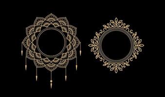 retro vintage graphic design elements for frame, labels, logo symbols and ornamental. vector
