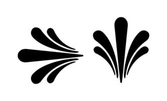 Set of retro vintage graphic design elements for frame, labels, logo symbols and ornamental on black and white colour. vector