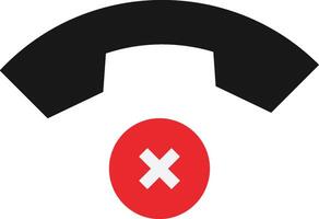 Rejected Cancel Denied Call vector