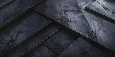 Abstract Dark Geometric Pattern with Overlapping Rectangles photo
